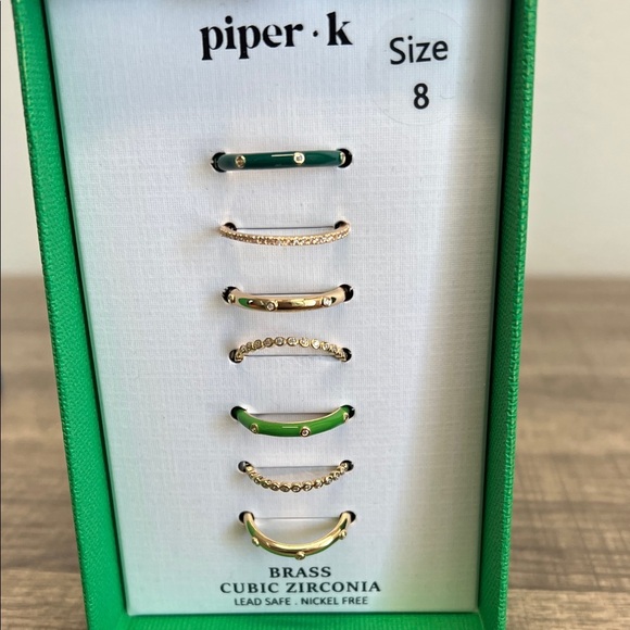 Piper K | Stackable Ring Set ~ Size 8 & Size 9 - Picture 8 of 8